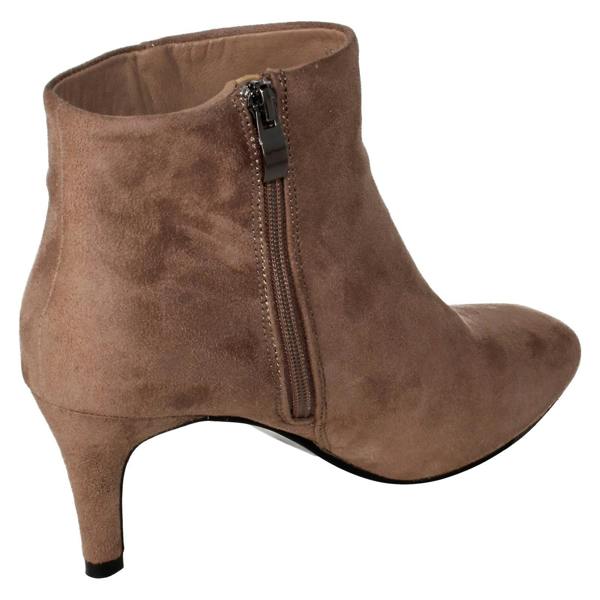 Ladies Collection High Heel Ankle Boots with Zip Fastening F51236