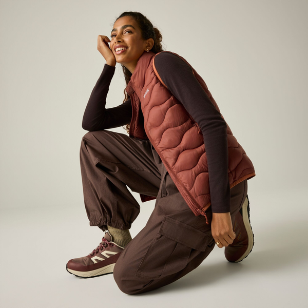 Regatta Womens Hydi Quilted Gilet - Burnt Henna
