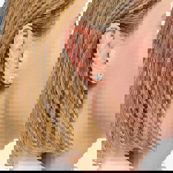 THOMAS SABO Gold Plated Zirconia Stud Earrings H2301-414-14