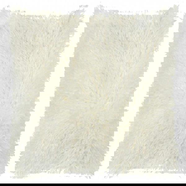 Furn Rowan Faux Fur Cushion Cover - Ecru