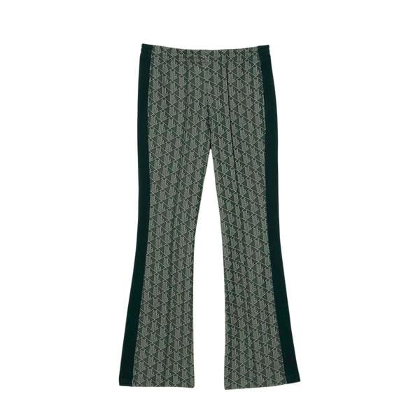 Lacoste Womens/Ladies Monogram Sweatpants - Green - 