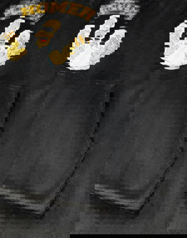 The Simpsons Mens Black Homer Blanket Hoodie (One Size)