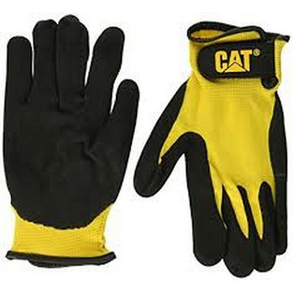 Caterpillar 17416 Nitrile Coated Nylon Shell Gloves / Mens Gloves / Gloves - Black