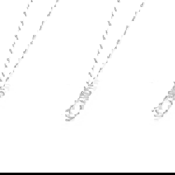 Say It With Luxe CZ Initial Necklace - Sterling Silver