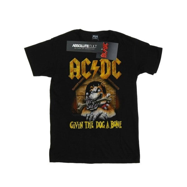 AC/DC Mens Give The Dog A Bone T-Shirt - Black