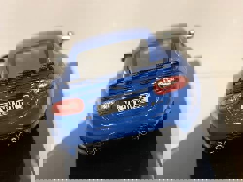 jaguar xkr s  french racing blue 1:43 scale ixo new boxed