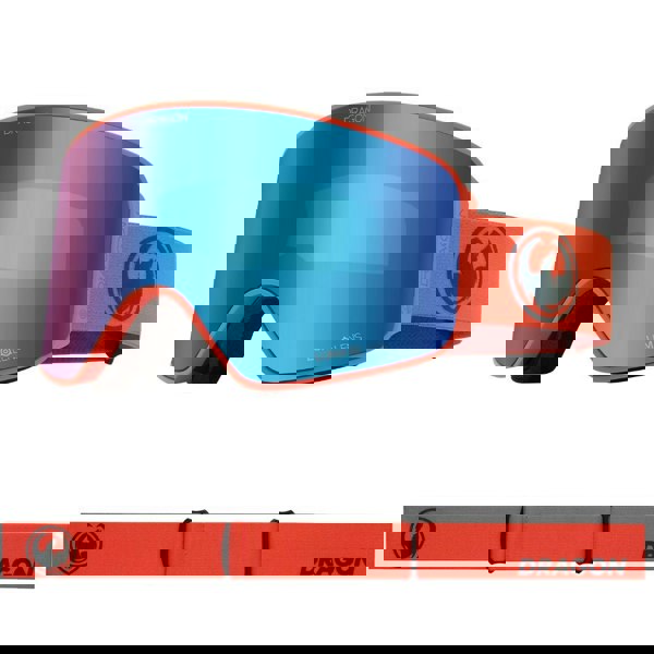 Dragon NFX MAG OTG - Flame with Lumalens Blue Ionized & Lumalens Light Rose Lens