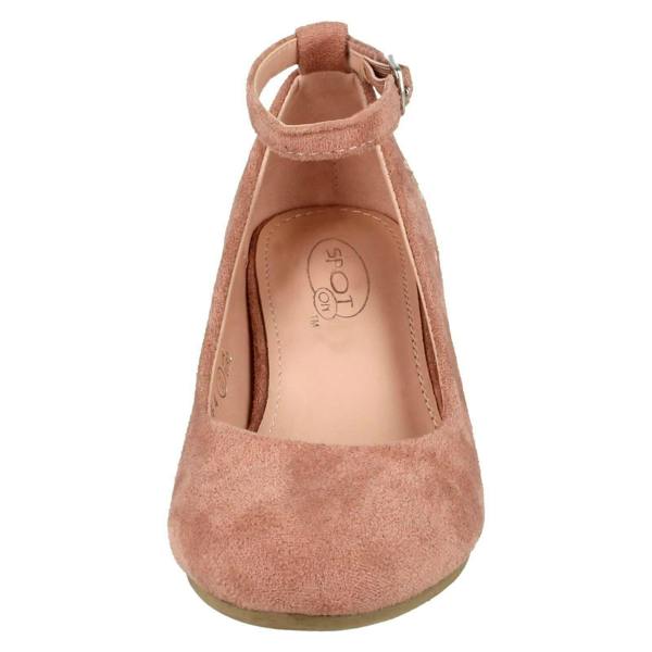 Spot On Girls Spot On Mid Heel Ankle Strap Shoes