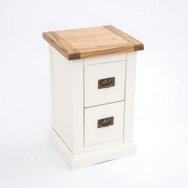 Cabinet Bits Cosenza 2 Drawer Petite Bedside Table