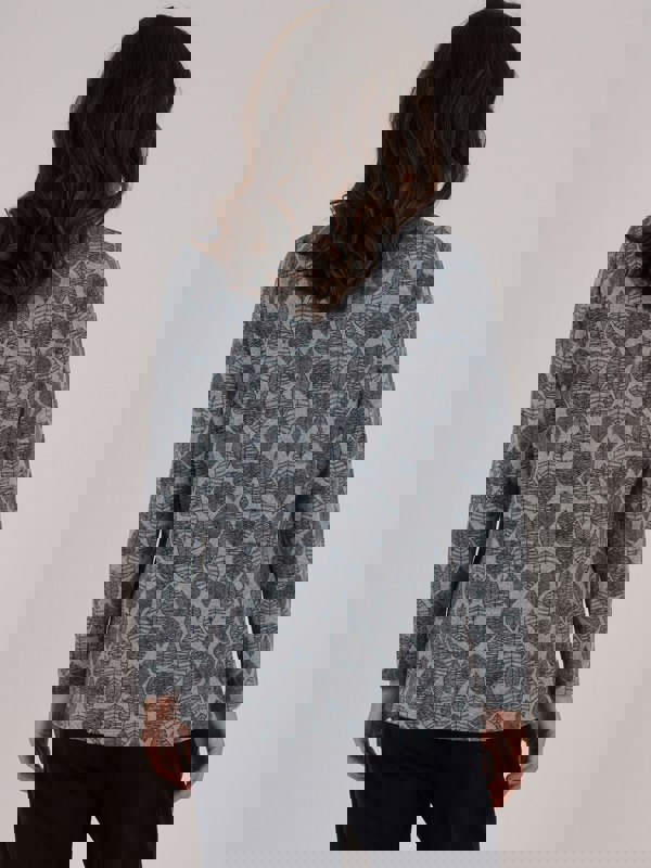 TIGI-Wear Wide Roll-neck Mod-eco Top