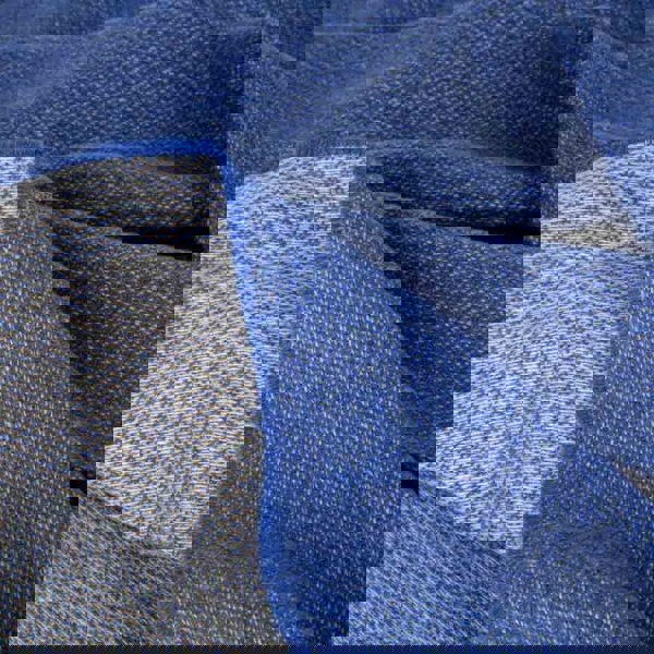 Love Stories - 100% Cashmere Blanket - Cobalt Blue & French Grey Reversible - Heating & Plumbing London - Throw
