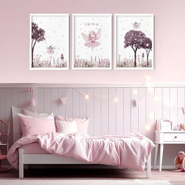 Nursery Pictures Framed | Set of 3 wall art prints