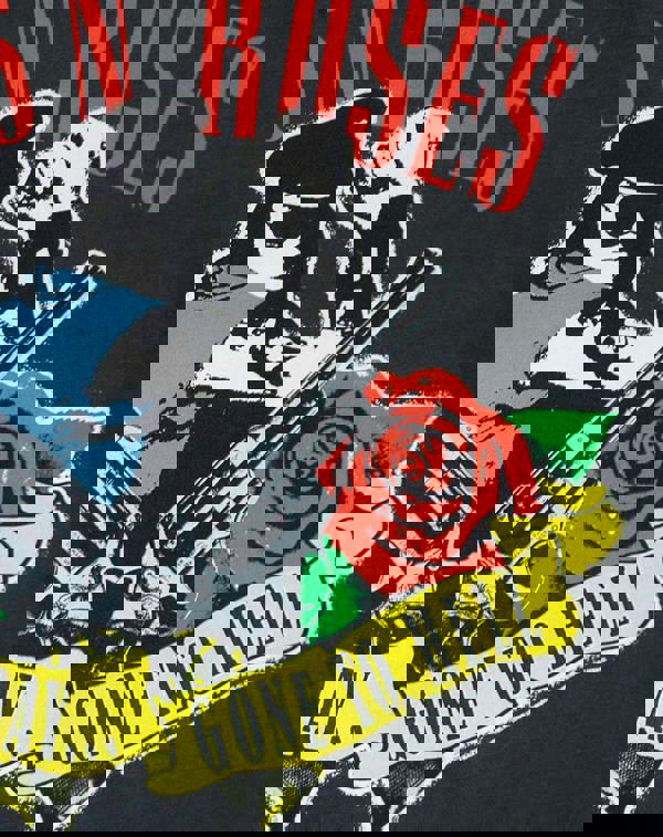 Amplified Clothing Mens Grey Guns N Roses Short Sleeved T-Shirt