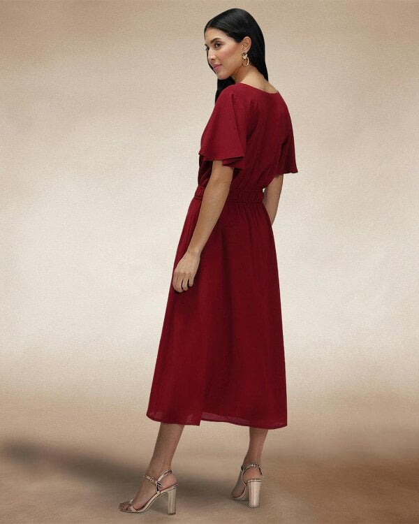 HotSquash Chiffon Midi Dress