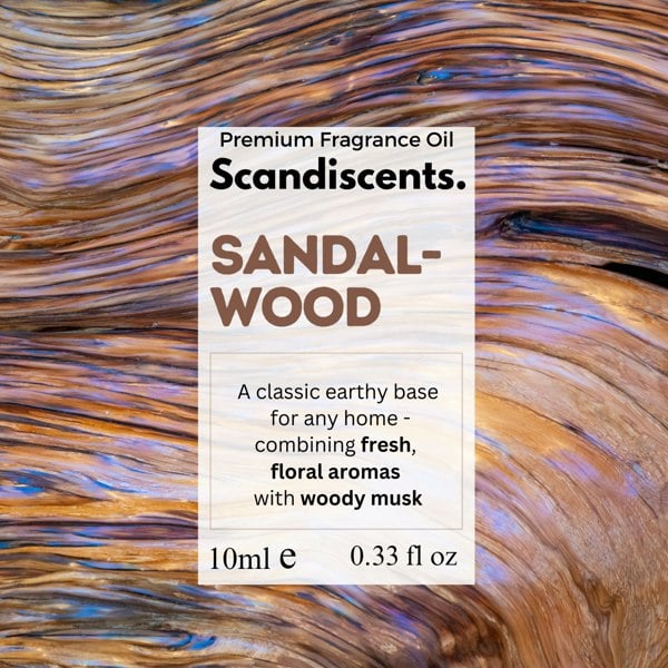 Sandalwood - Scandiscents, waterless diffuser, essential oils, fragrance oils