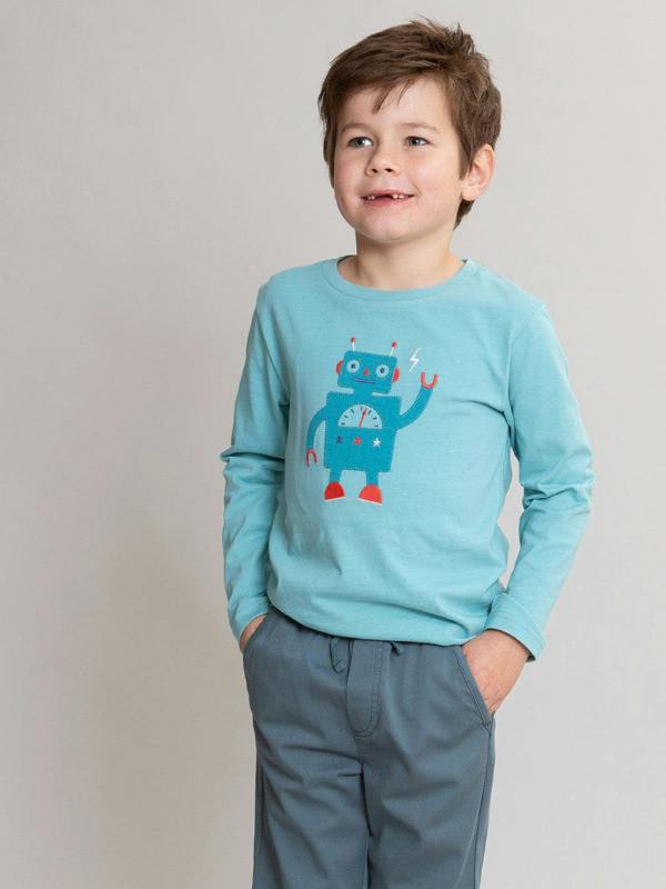 Kite Boys Organic Rob The Bot T-Shirt