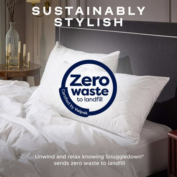 Snuggledown Hotel Luxury Cotton Quilted Kingsize Pillow