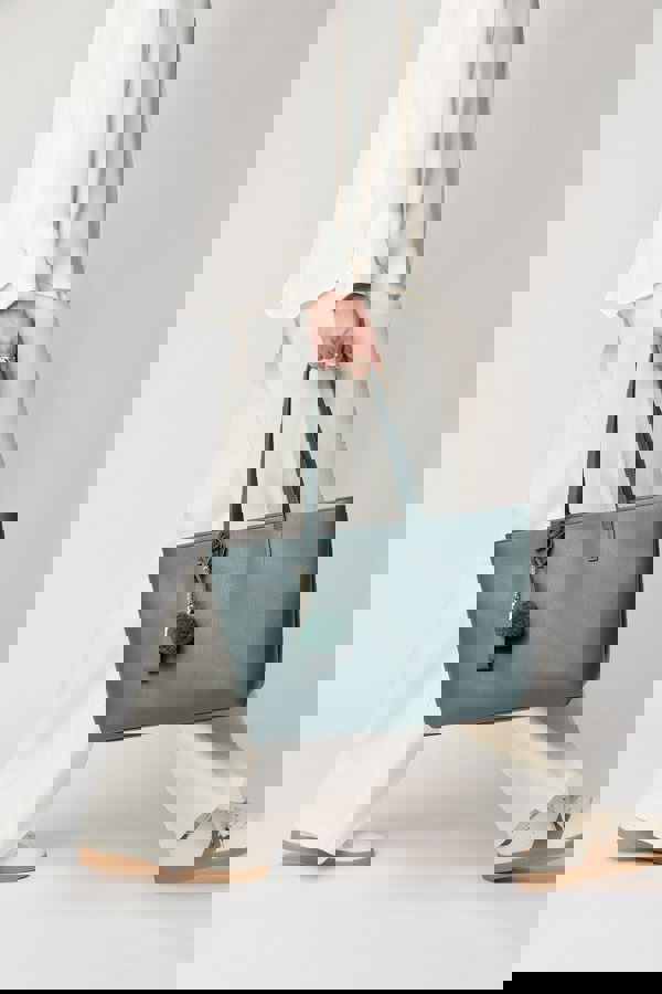 Audrey Shopper Bag Blue Grey