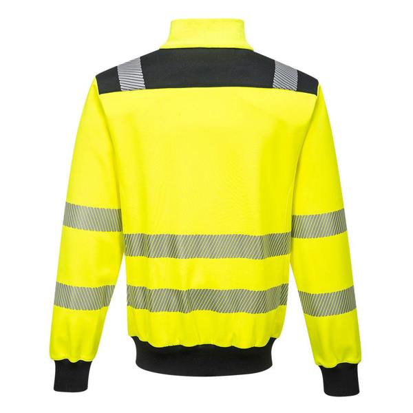 PW3 Hi-Vis Zip Sweatshirt Portwest
