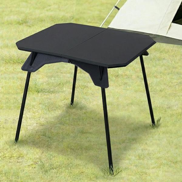 Havendro Black Portable Folding Camping Table Detachable Legs BBQ Picnic Table with Storage Bag
