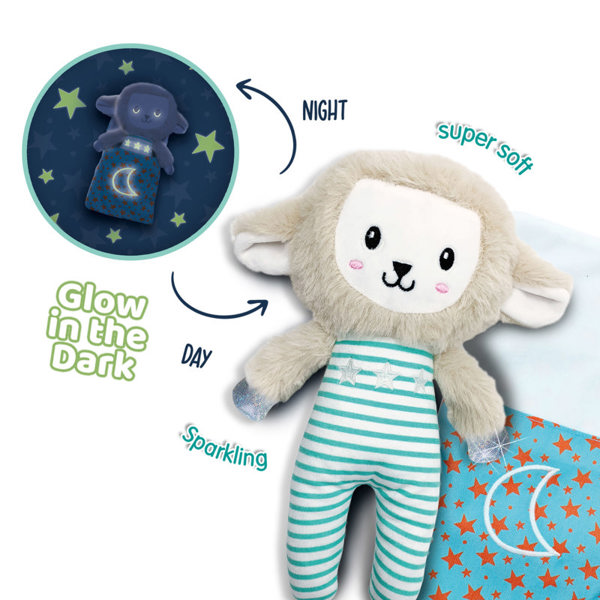 SES Creative Sleepy sheep - Night buddy glow in the dark