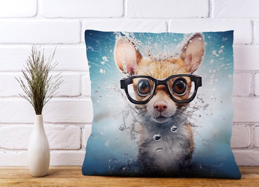 Warren Reed Splashart Doormouse Cushions