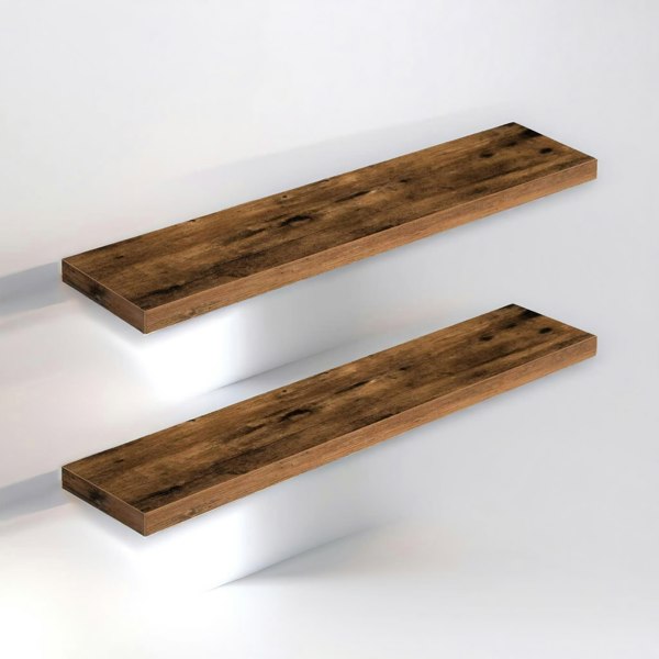 Rafaelo Mobilia Set of 2 Floating Shelves 100cm wide