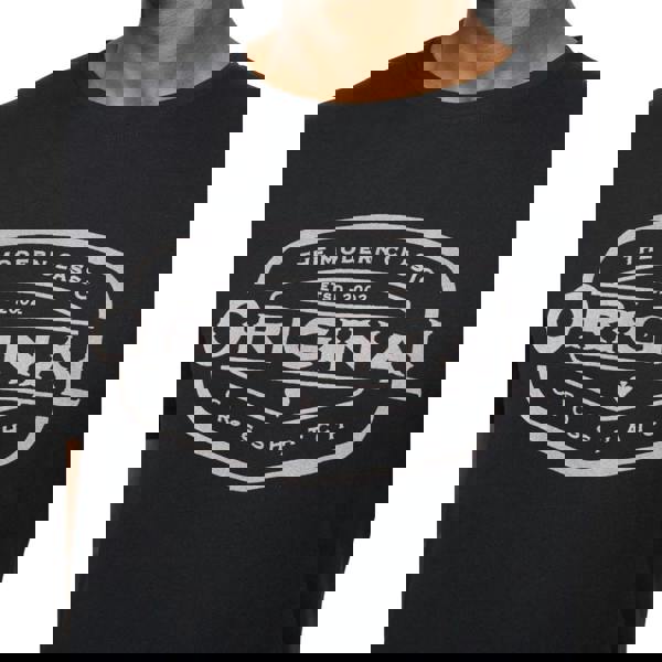 Crosshatch Mens Traptons T-Shirt - Black - 