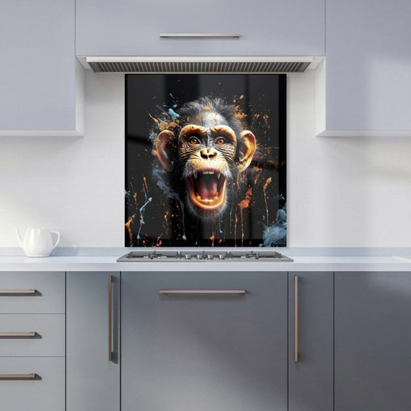 Warren Reed - Designer Monkey Face Splashart Kitchen Splashback