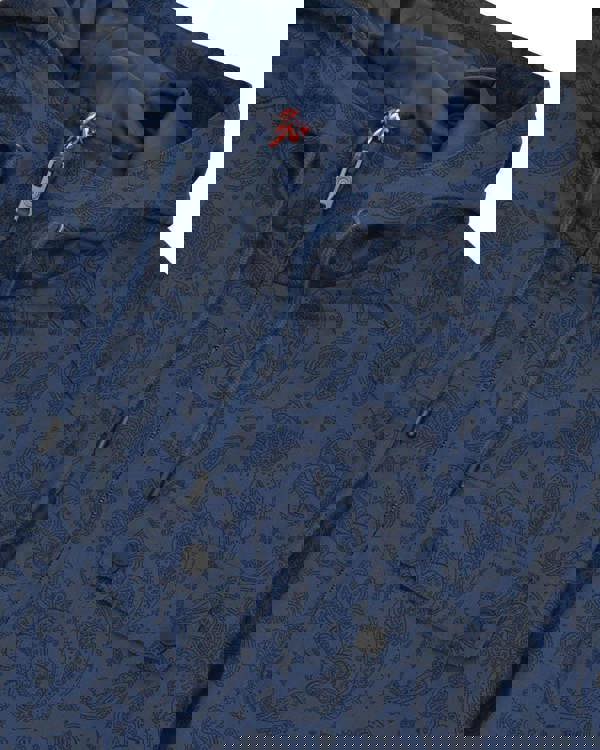 Lambretta Mens Paisley Field Scooter Classic Jacket Hooded Coat