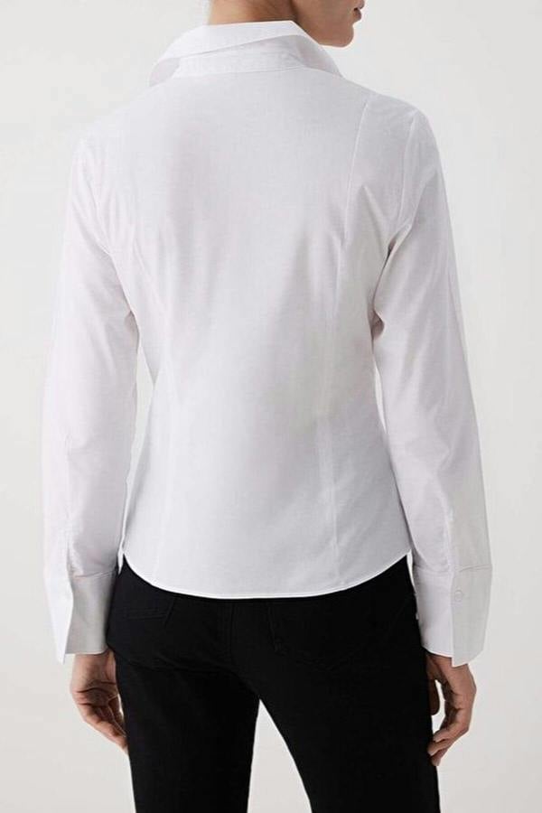 WOVCOR Waist-Fitting Cotton Woven Shirt