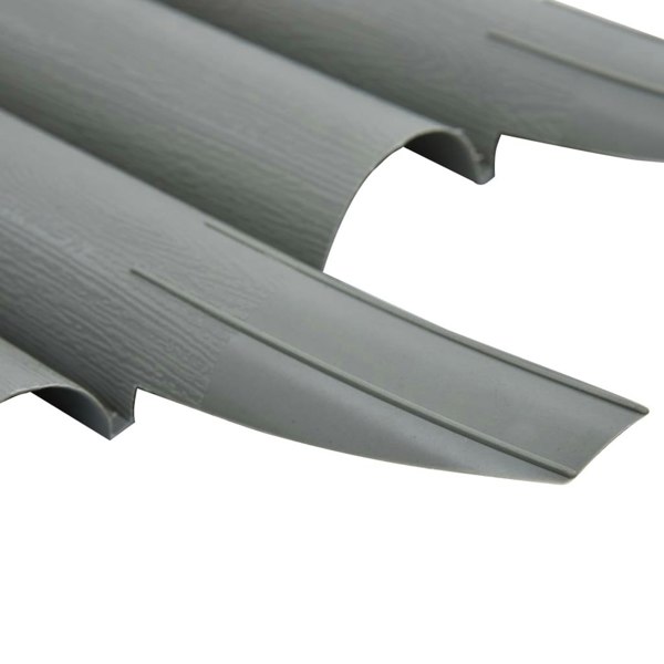 Berkfield Lawn Edgings 36 pcs Grey 10 m PP