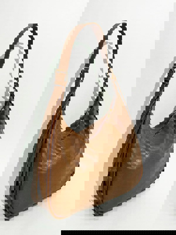 SVNX Faux Leather Hobo Bag