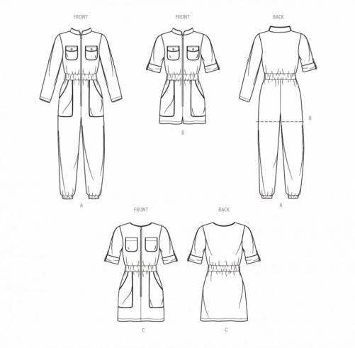 Simplicity Sewing Pattern 9722, Jumpsuits, Dresses for Kids, HH (3-4-5-6) - Intermediate