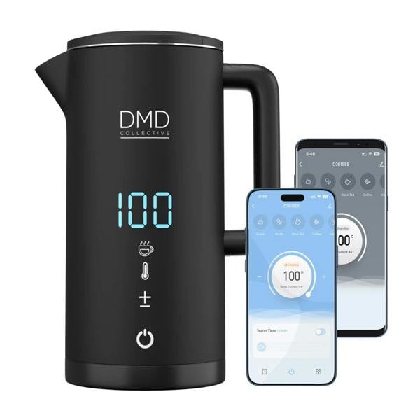 DMD Collective Smart Kettle with App & Voice Control – Variable Temperature Electric Kettle 1.5L