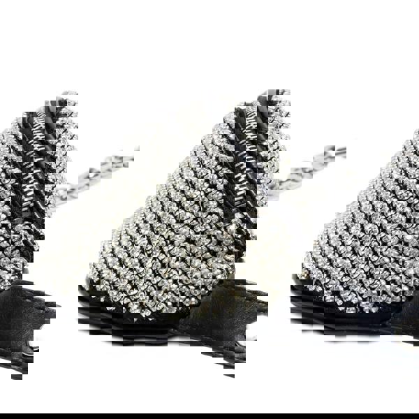 Alexander Wang rhinestone crossbody bag in black and silver