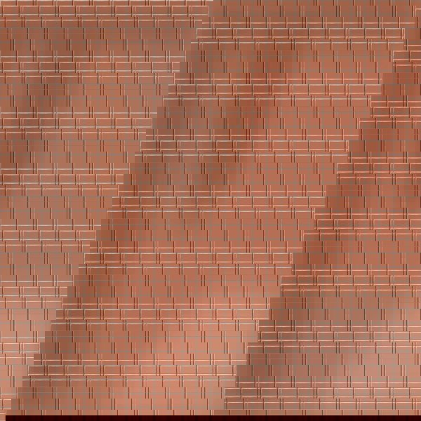 FX Lab MIRROR MAT 30X30CM ROSE GOLD 10mm Facets