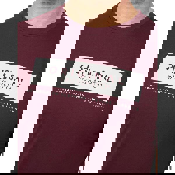 Crosshatch Mens Jamstate T-Shirt - Rum Raisin - 