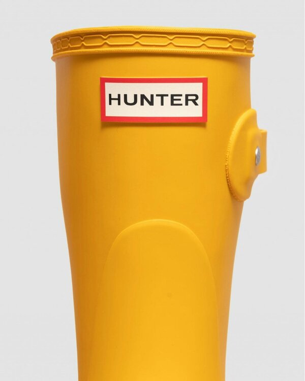 Hunter Original Short Womens Wellies - Yellow