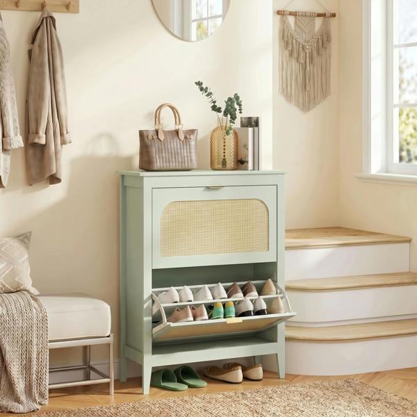 Flip-down Shoe Cabinet