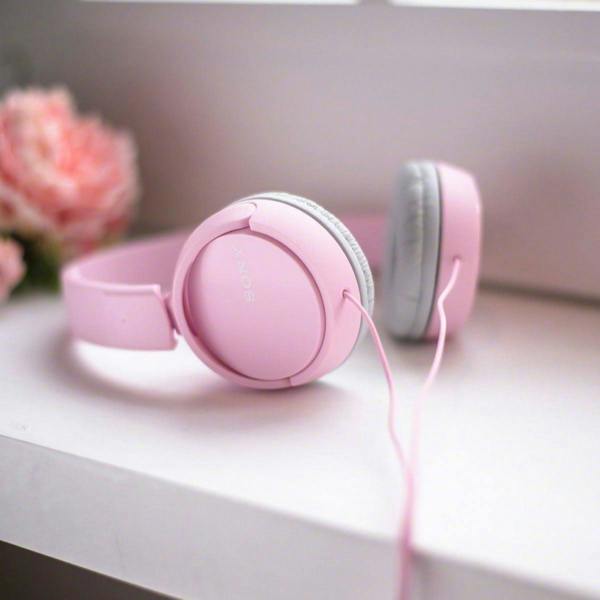 Sony MDR-ZX110 3.5mm On Ear Headset Pink - MDR-ZX110/PZ