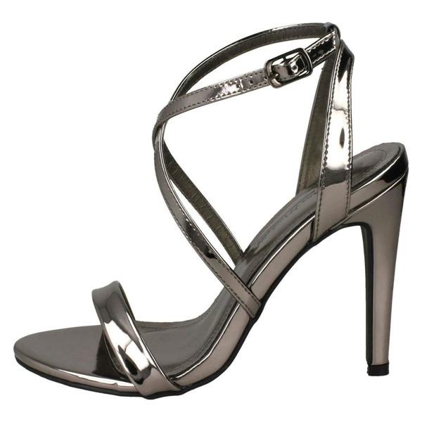 Anne Michelle Ladies Anne Michelle High Heel Metallic Sandals