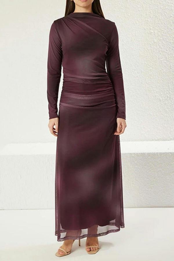 WOVCOR Gradient Knitted Dress
