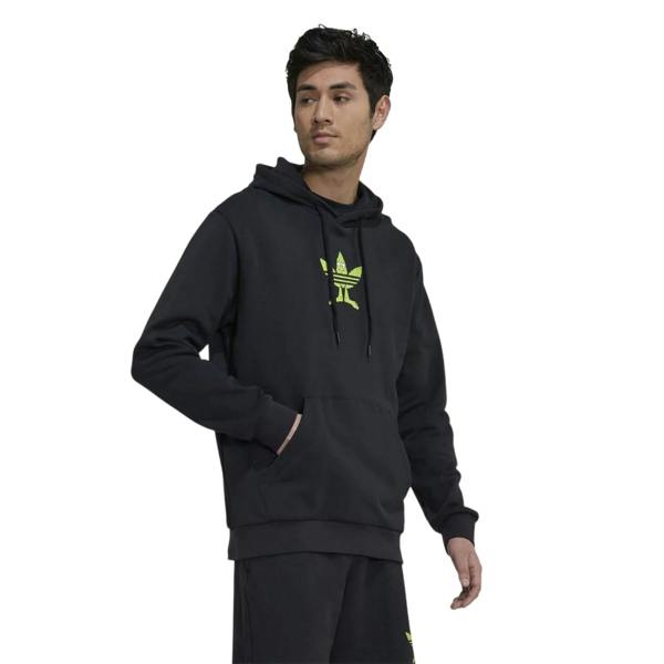 Adidas Unisex Adult Originals Graphic Print Long-Sleeved Hoodie - Black - 