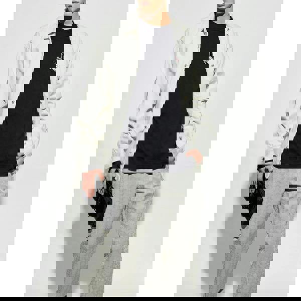 Givenchy Monogram College Embroidered Logo T-Shirt   in  Black