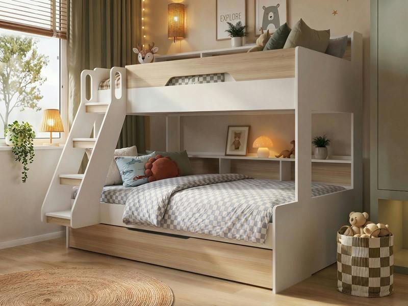 Interstellar Triple Bunk Bed with Storage