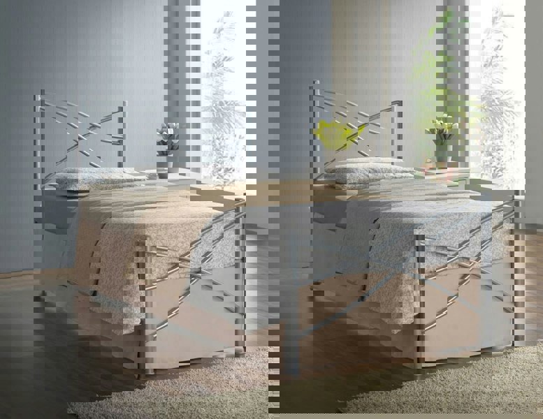 Comfy Living Amber Metal Bed Frame - A Stylish and Durable Choice for Your Bedroom