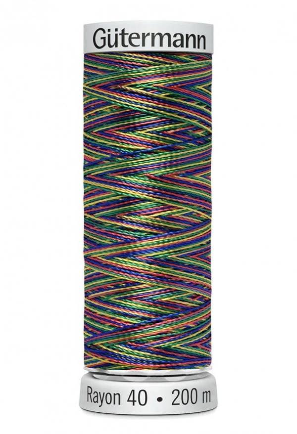 Gutermann No 40 Sulky Rayon Embroidery Thread 200m Rayon Thread Suitable For Embroidery