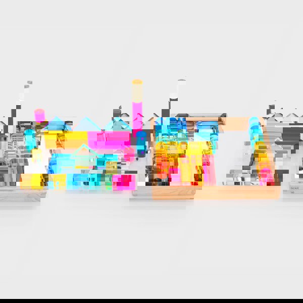 tickit Gem Building Shapes Mirror Tray