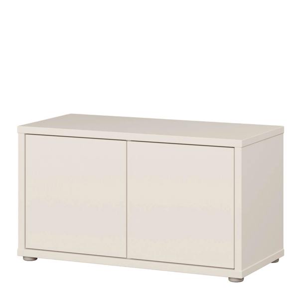 Furniture To Go Alice Springs Bench with 2 Doors Push-to-Open in Sand